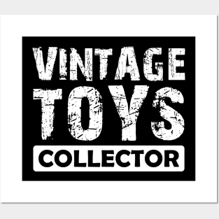 Vintage Toys Collector w Posters and Art